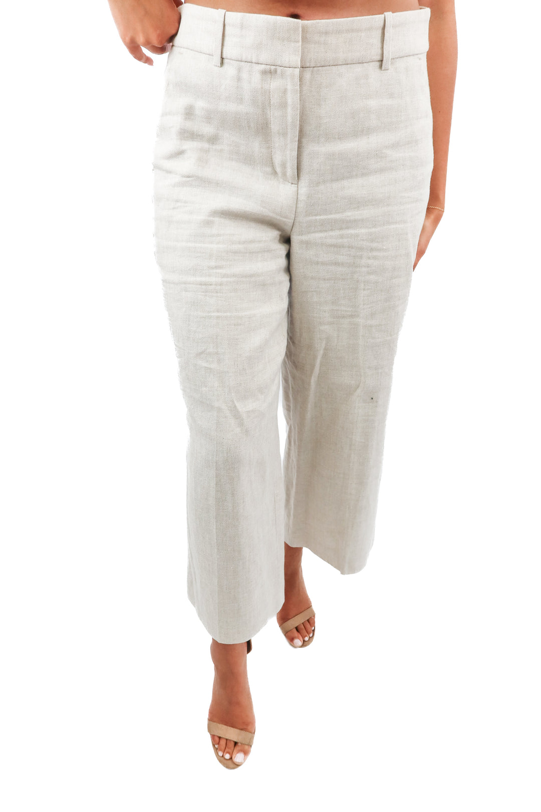 j.crew neutral trousers (8; retail $168)