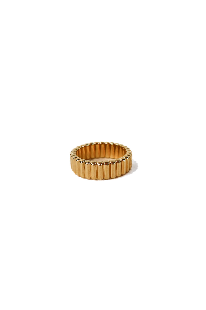 Roxanne Assoulin Gold Ring NWT (7; retail $129)