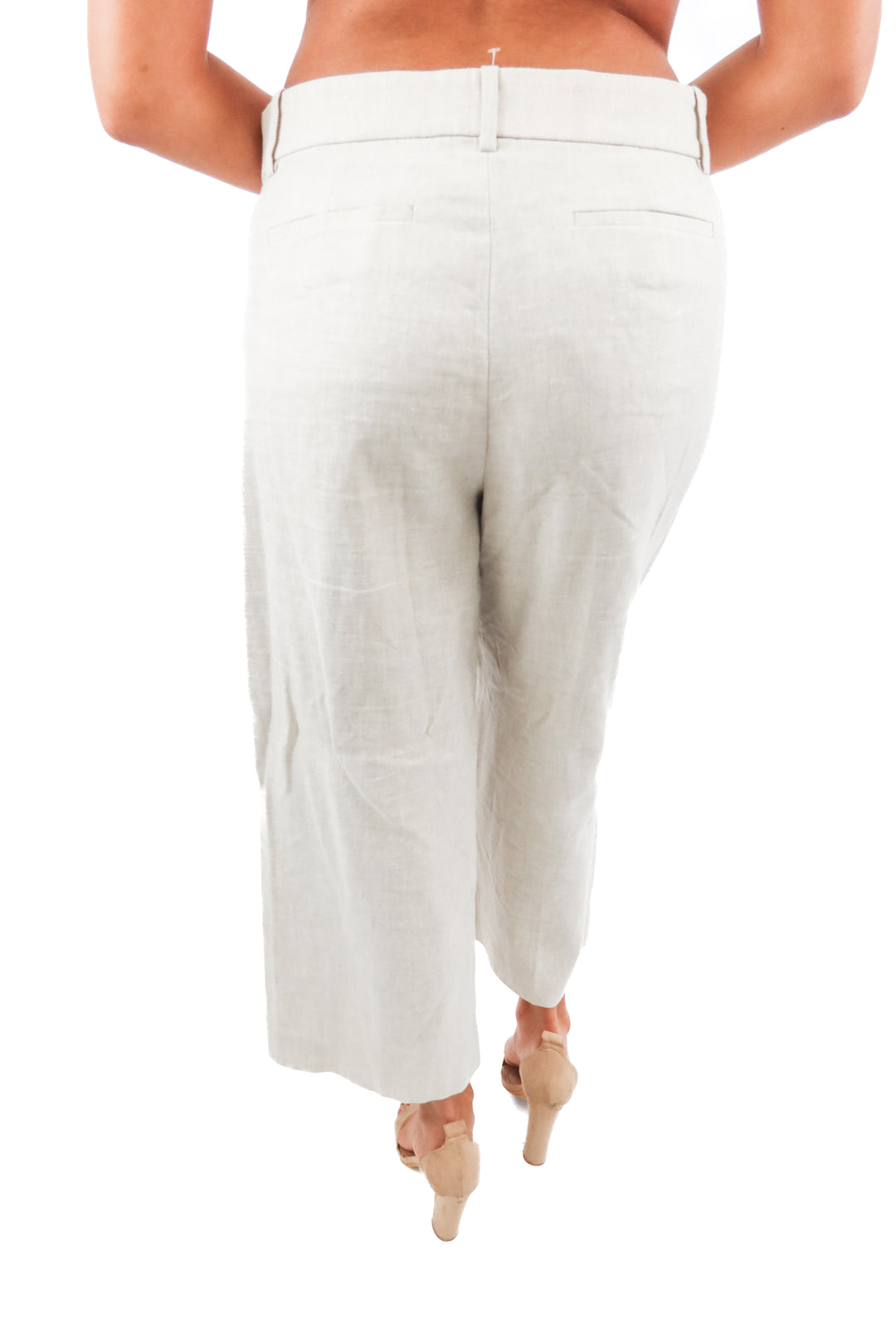 j.crew neutral trousers (8; retail $168)