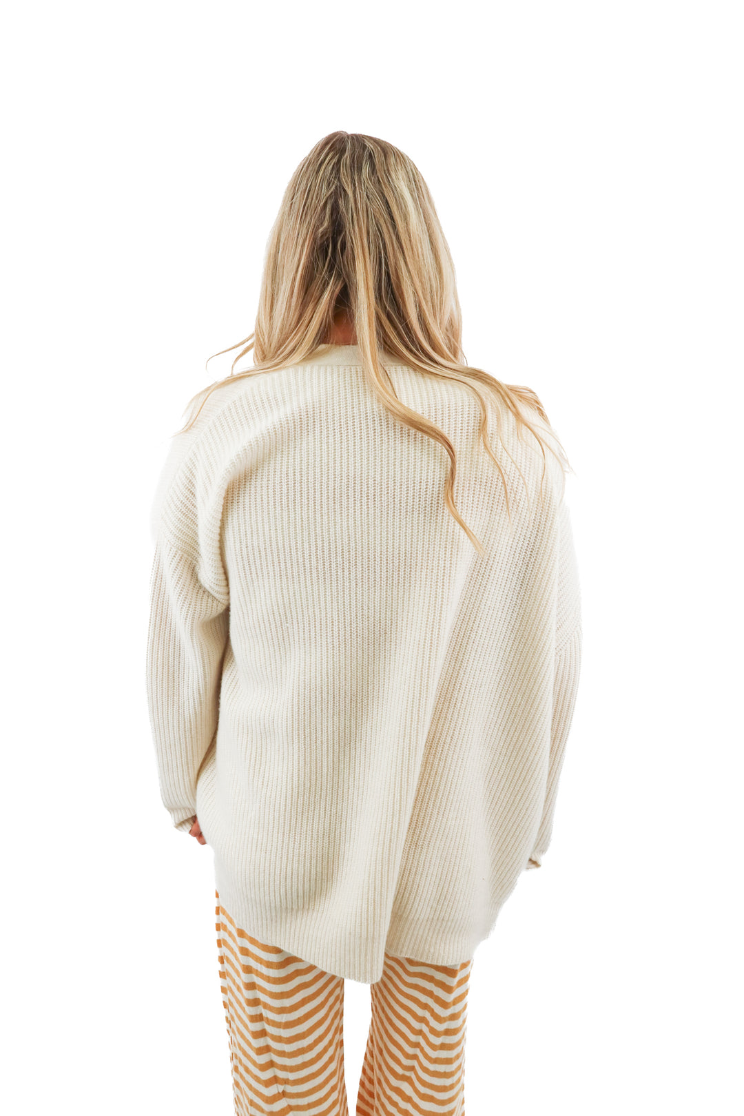jenni kayne cream cardigan (m; retail $325)