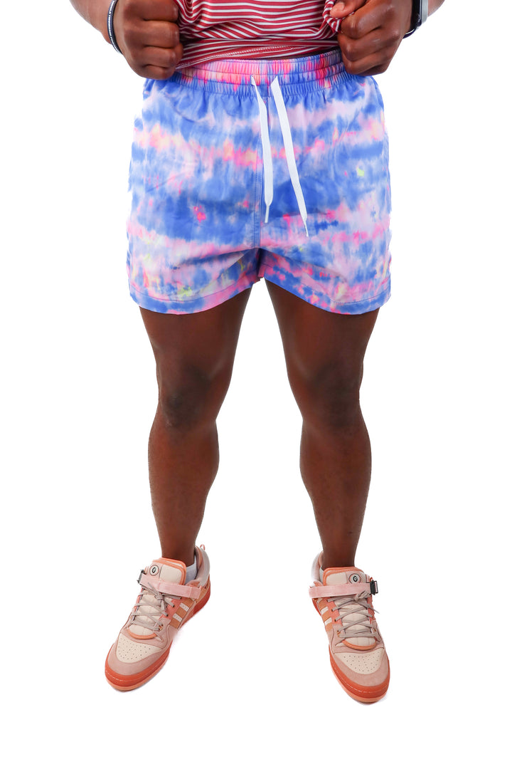 chubbies tie dye swim shorts (xl)