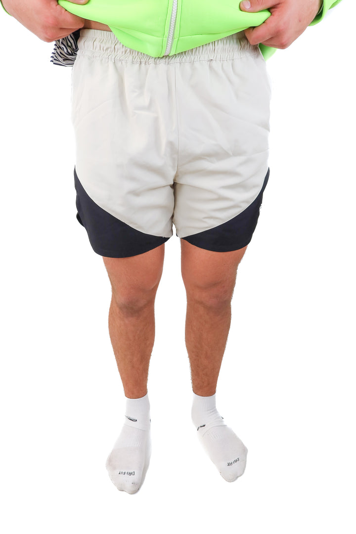 llovesick tan/black swim shorts (xl)