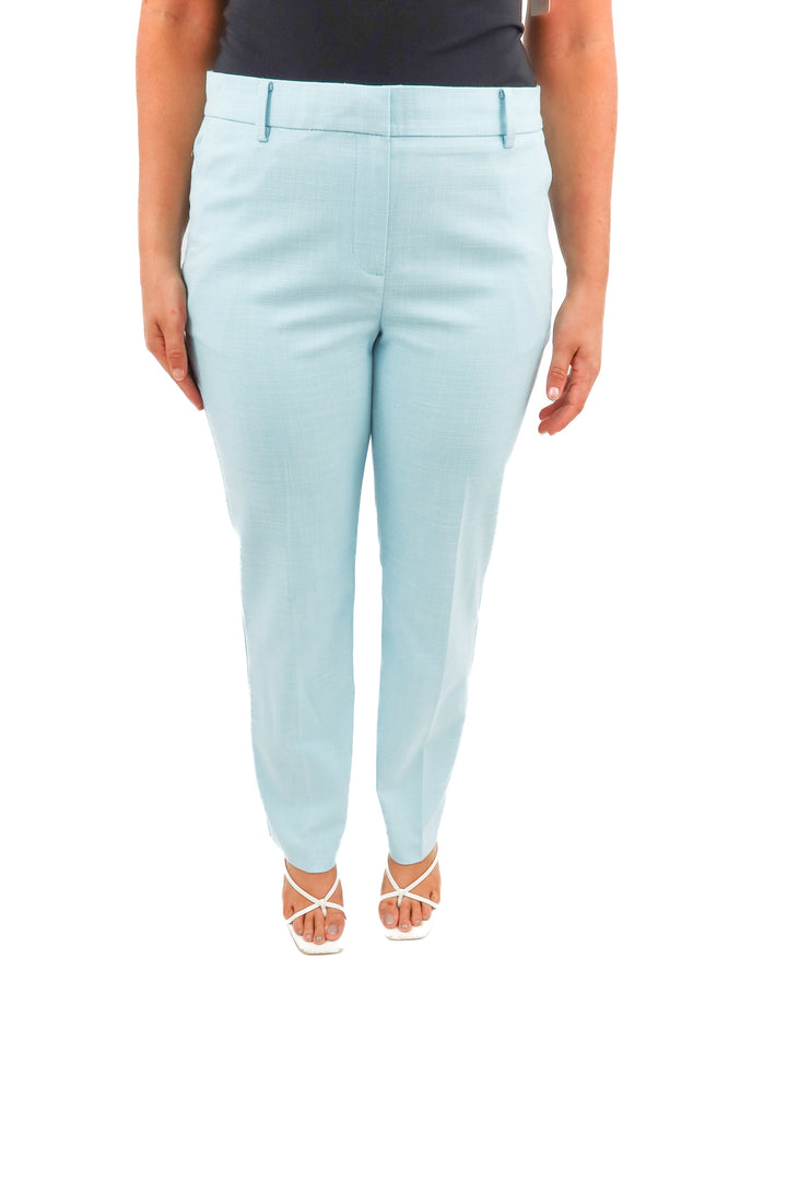 ann taylor blue the sophia trouser pants NWT (10; retail $150)
