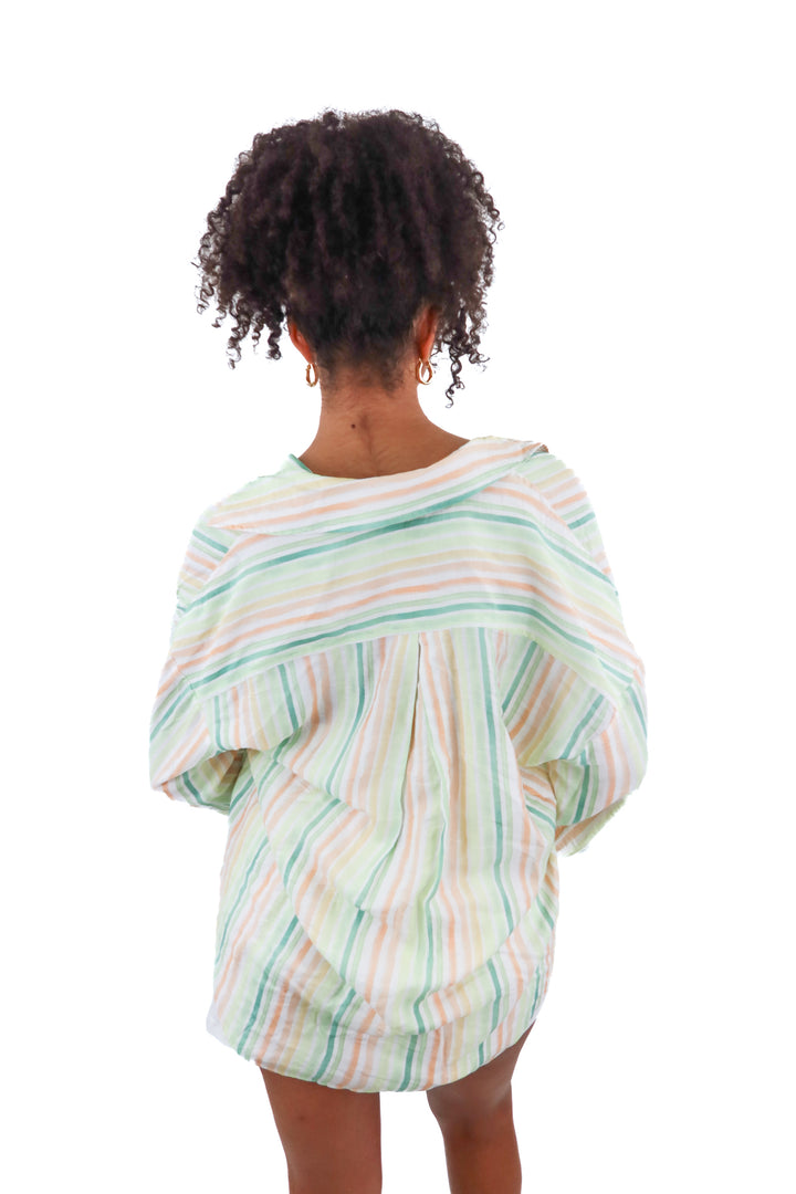 Vici Multicolored Striped Shirt (M)