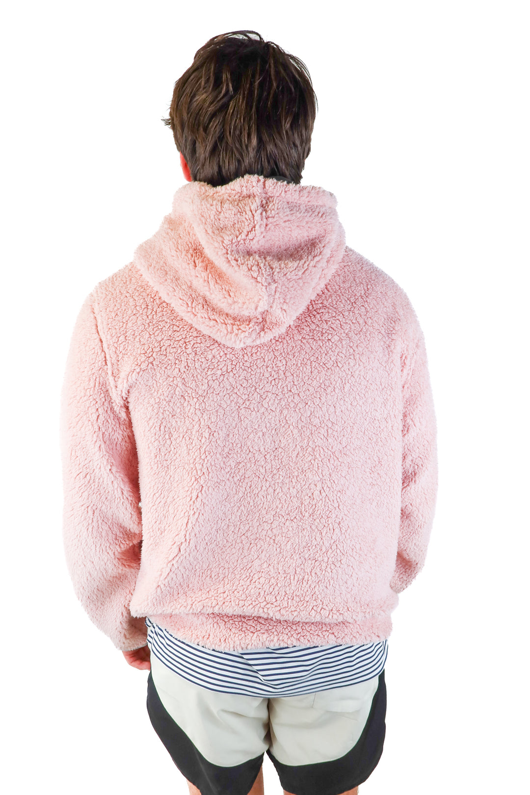 chubbies pink sherpa hoodie (XL)