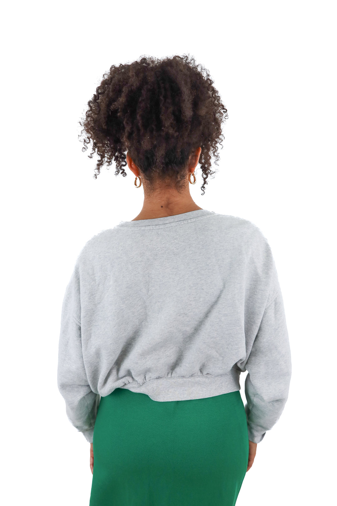 Universal Thread grey cropped pullover sweater (M)