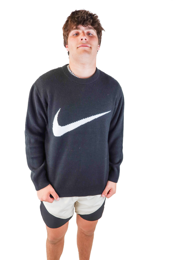 nike x supreme black sweater (xl)