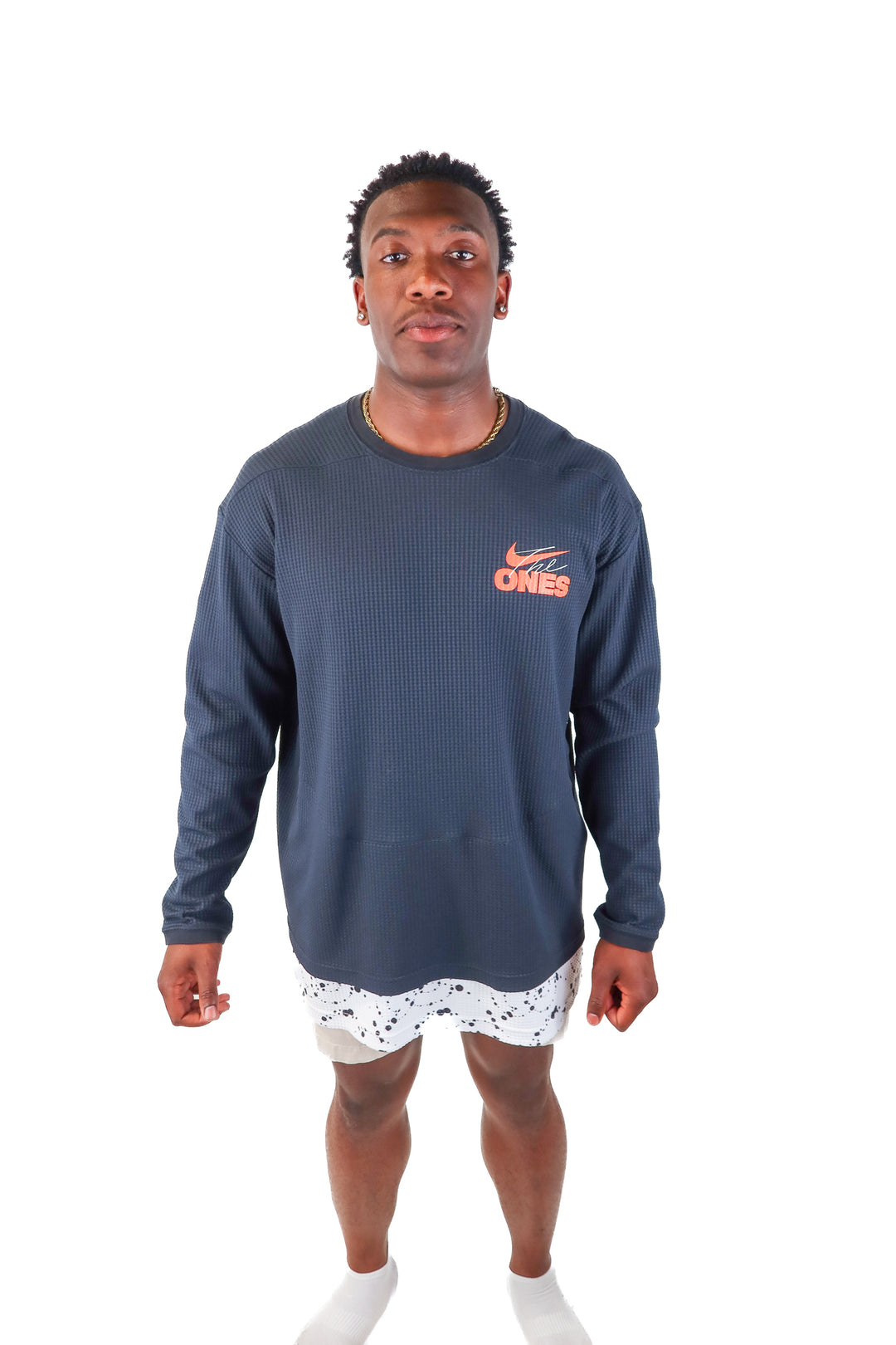 nike acg waffle knit top (xl)