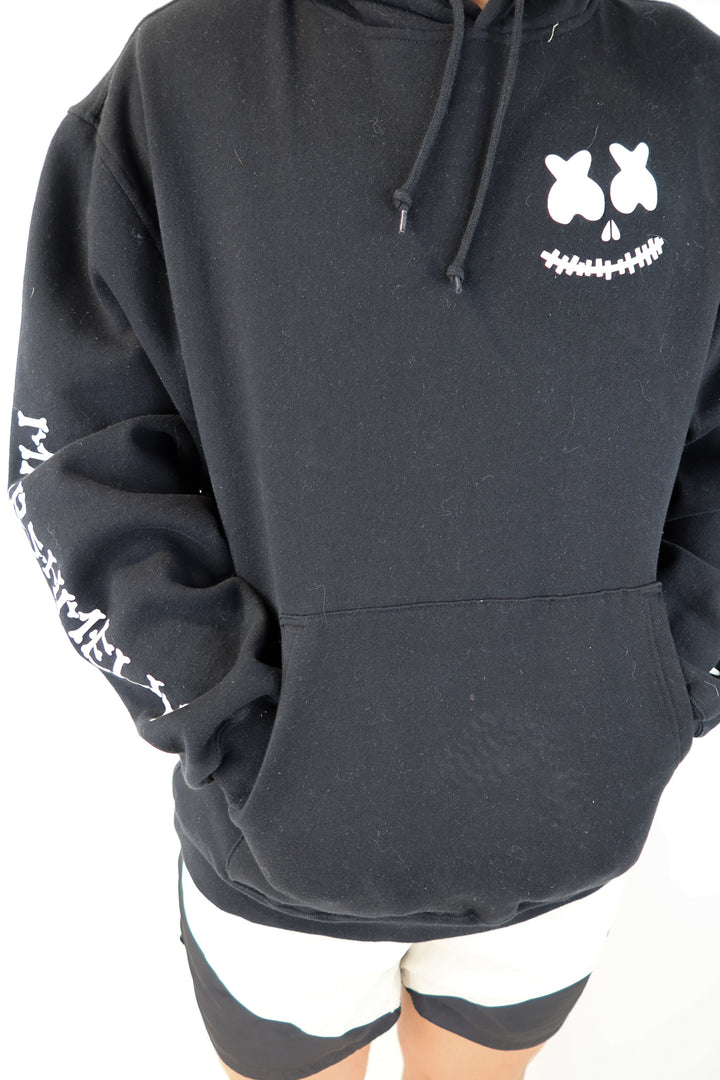 marshmello black skull hoodie (XL)
