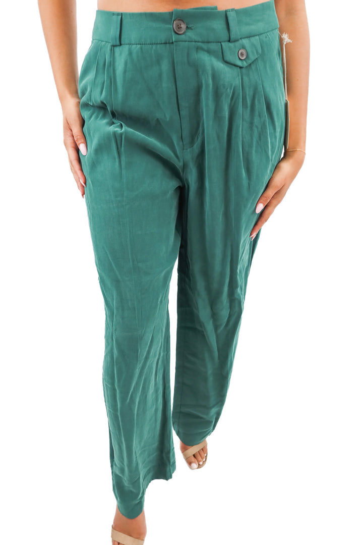 a new day green wide leg pants NWT (8)