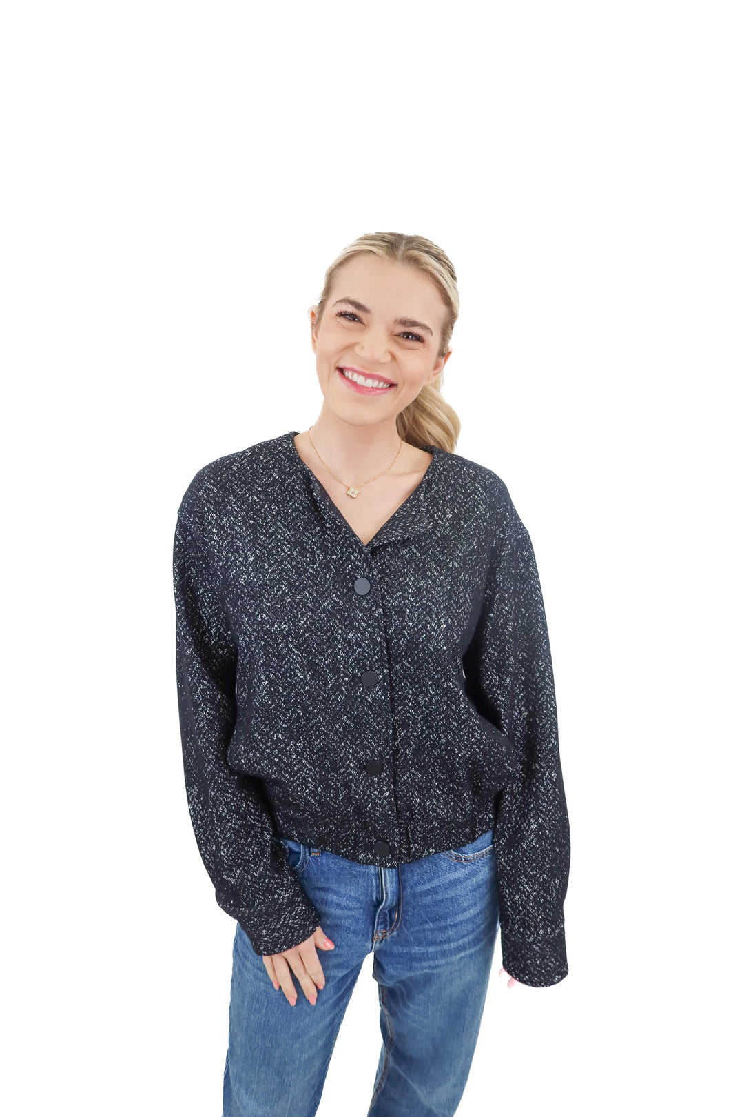 Spanx black jacket (S+M; retail $148)
