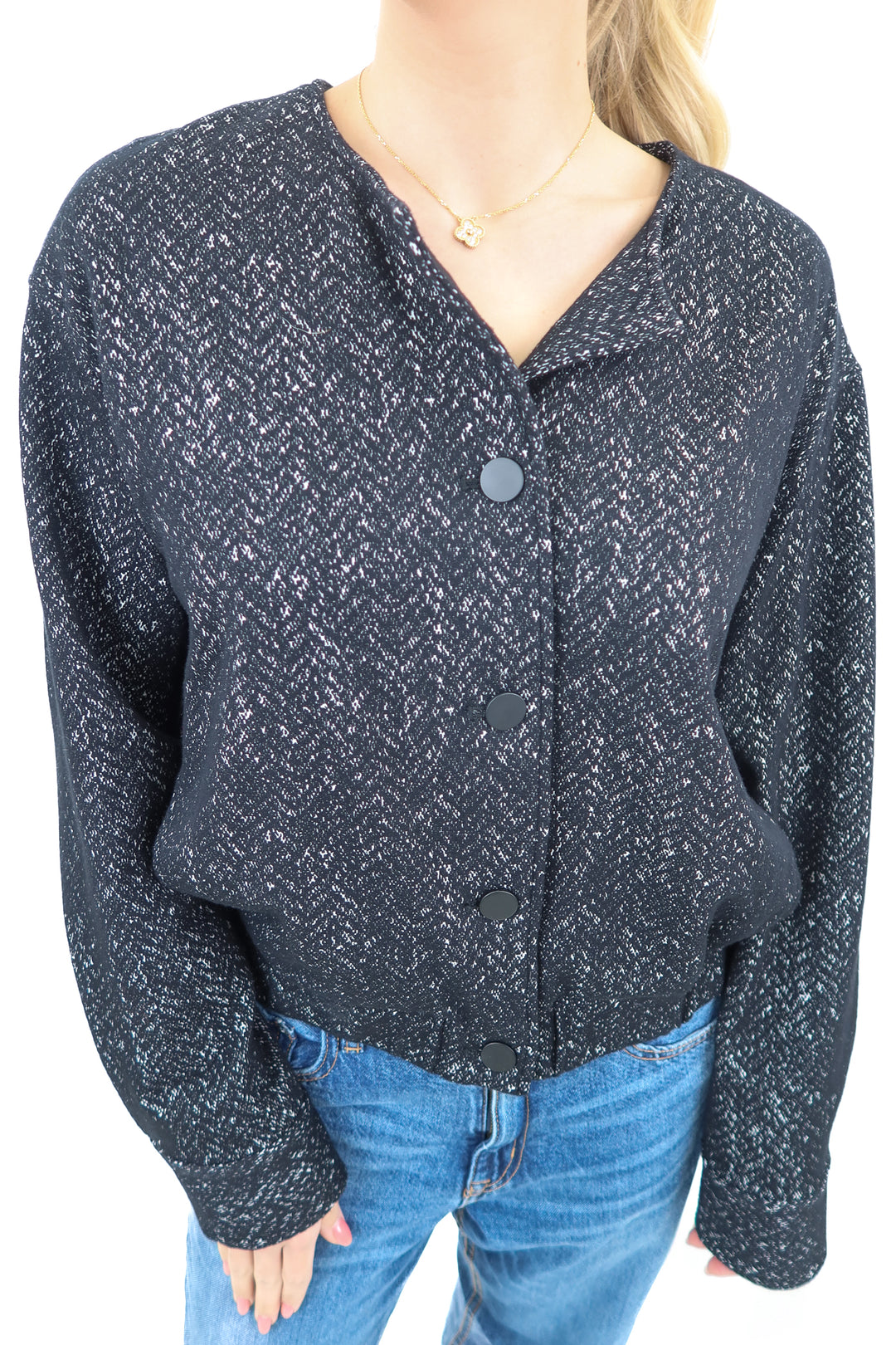 Spanx black jacket (S+M; retail $148)