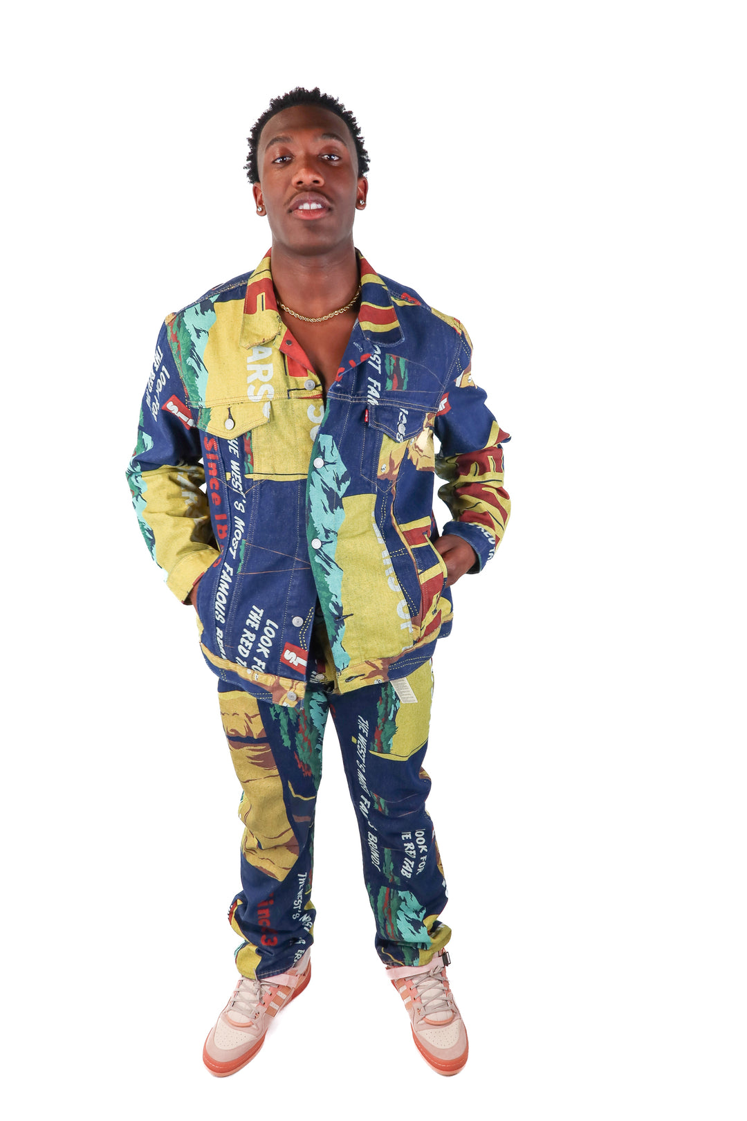 AUCTION Levis dark wash painted denim set NWT (XXL)- ends 5/20 at 8pm CT