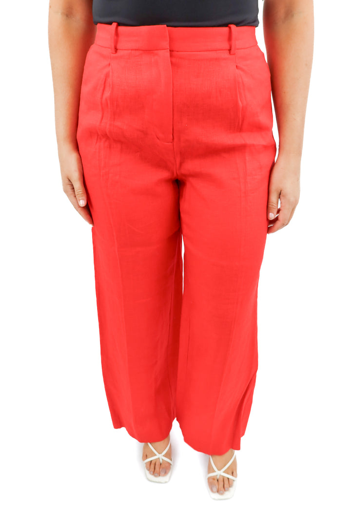 j. crew red wide leg pants NWT (8)