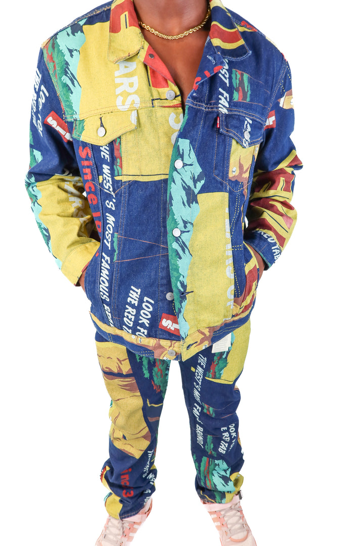 AUCTION Levis dark wash painted denim set NWT (XXL)- ends 5/20 at 8pm CT