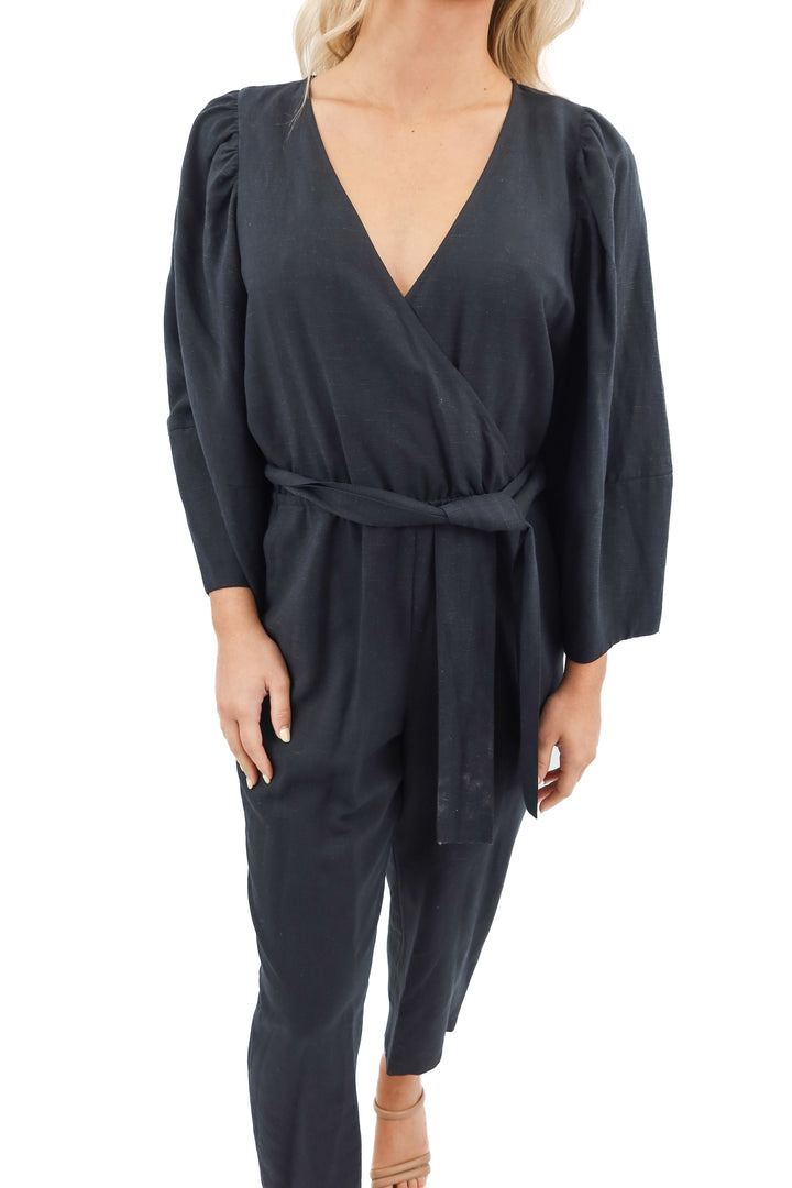 A Piece Apart black jumpsuit (4; retail $425)