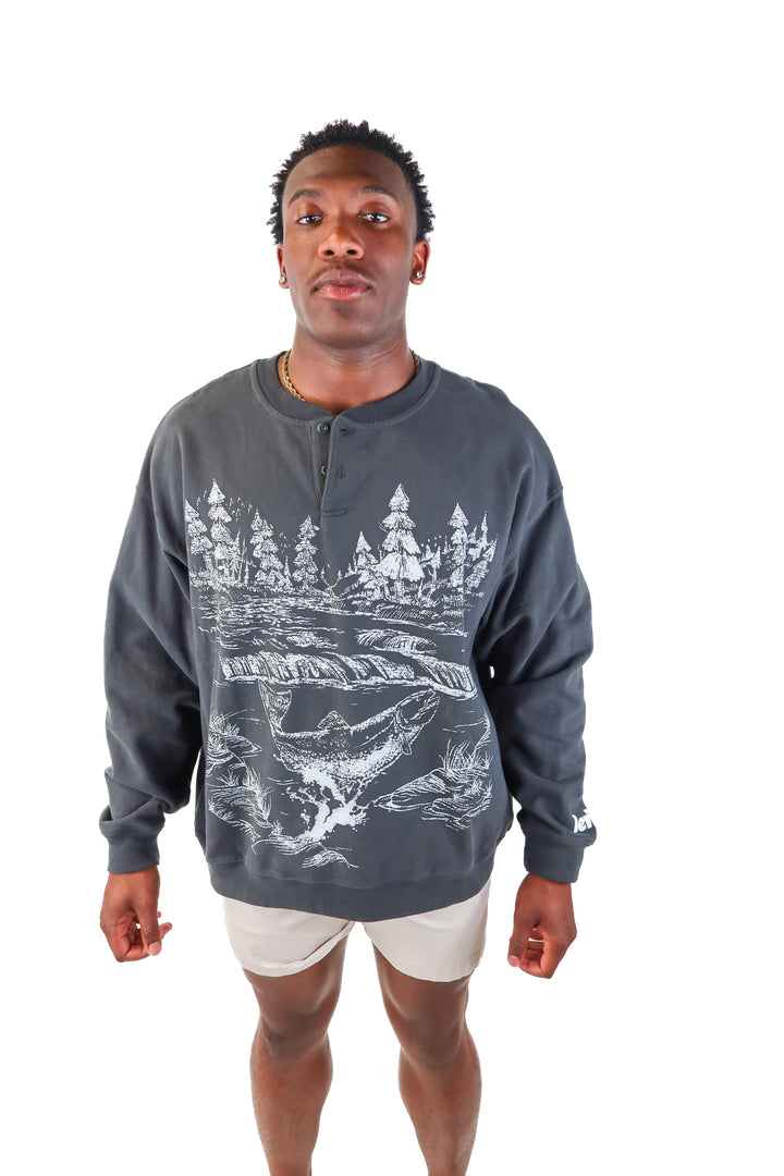 SOLD levis grey mountain pullover (XL)