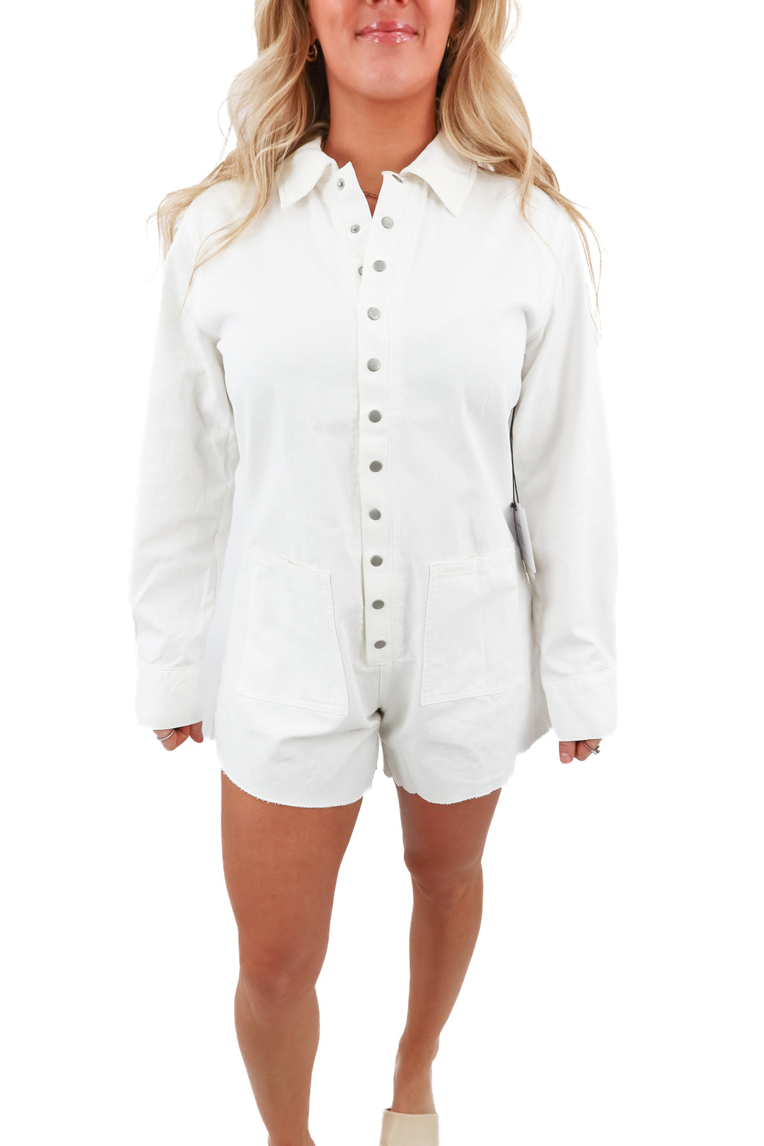 tt studios white deanna romper NWT (M; retail $250)