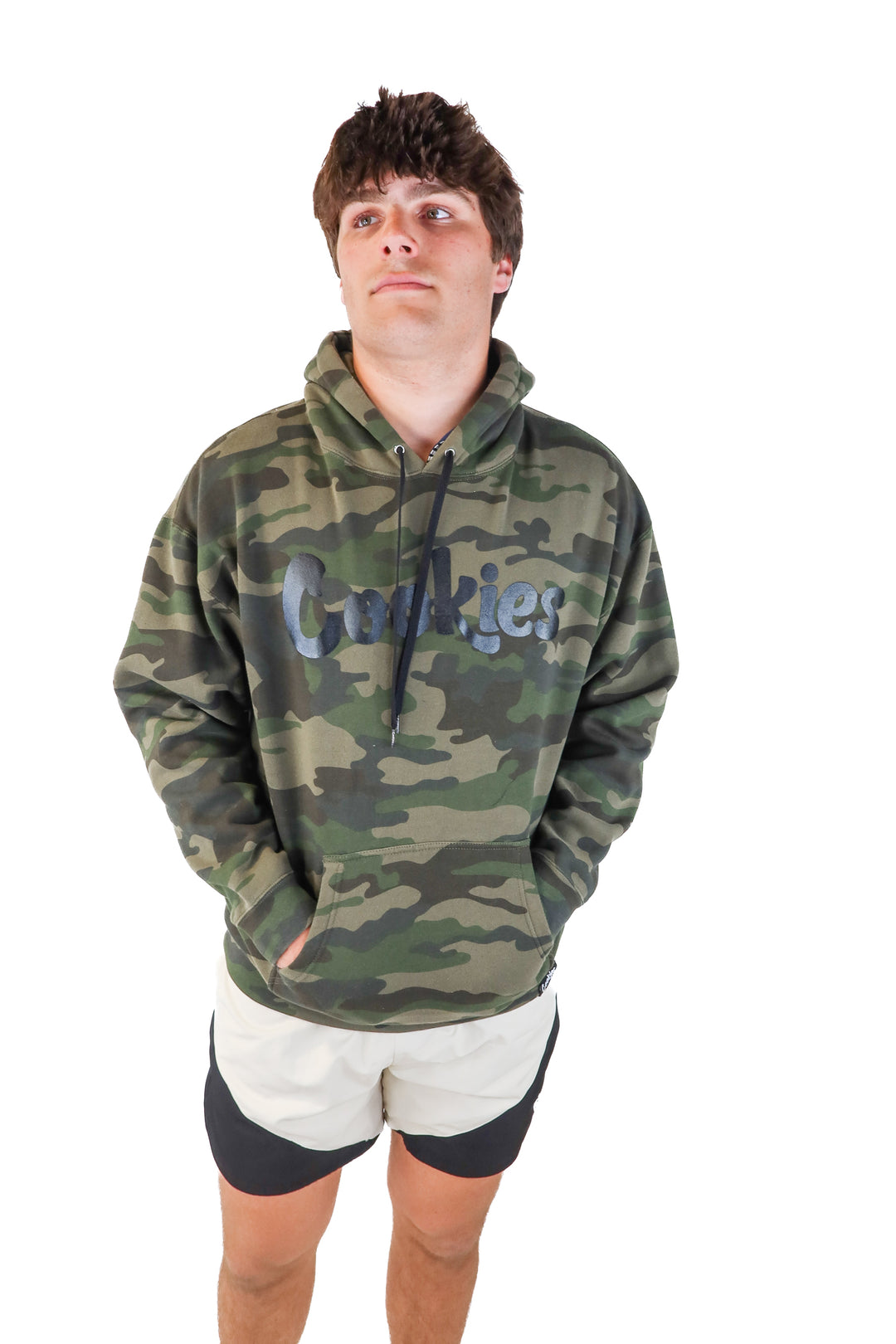 cookies camo hoodie (xl)