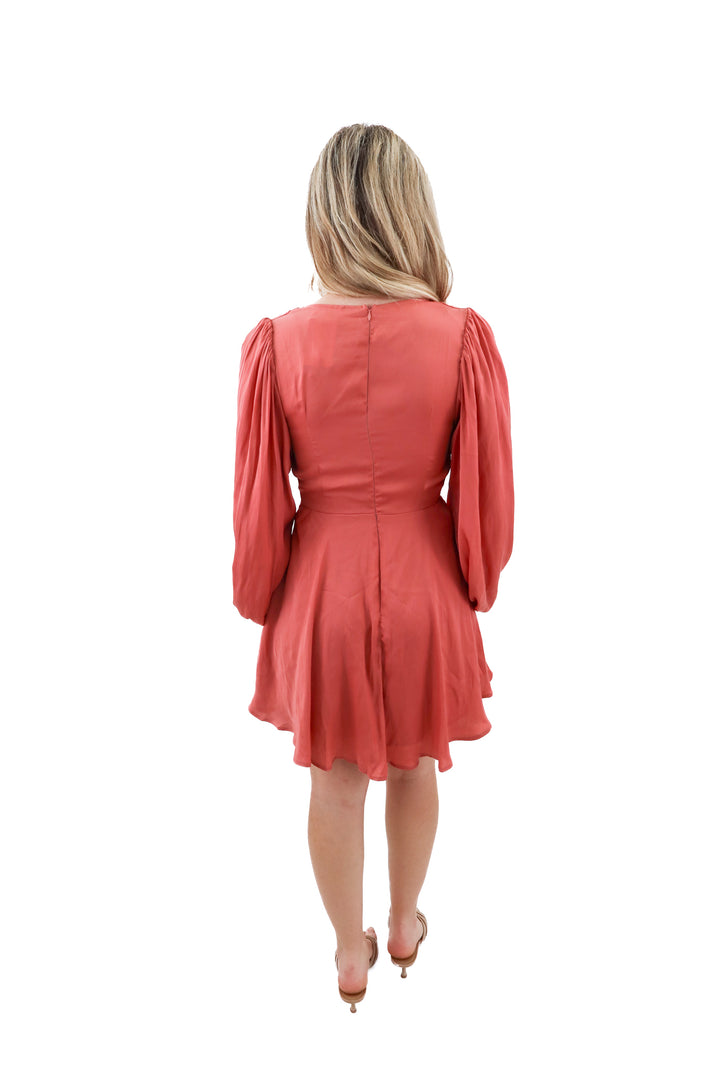 billy j coral dress (8/ US4)