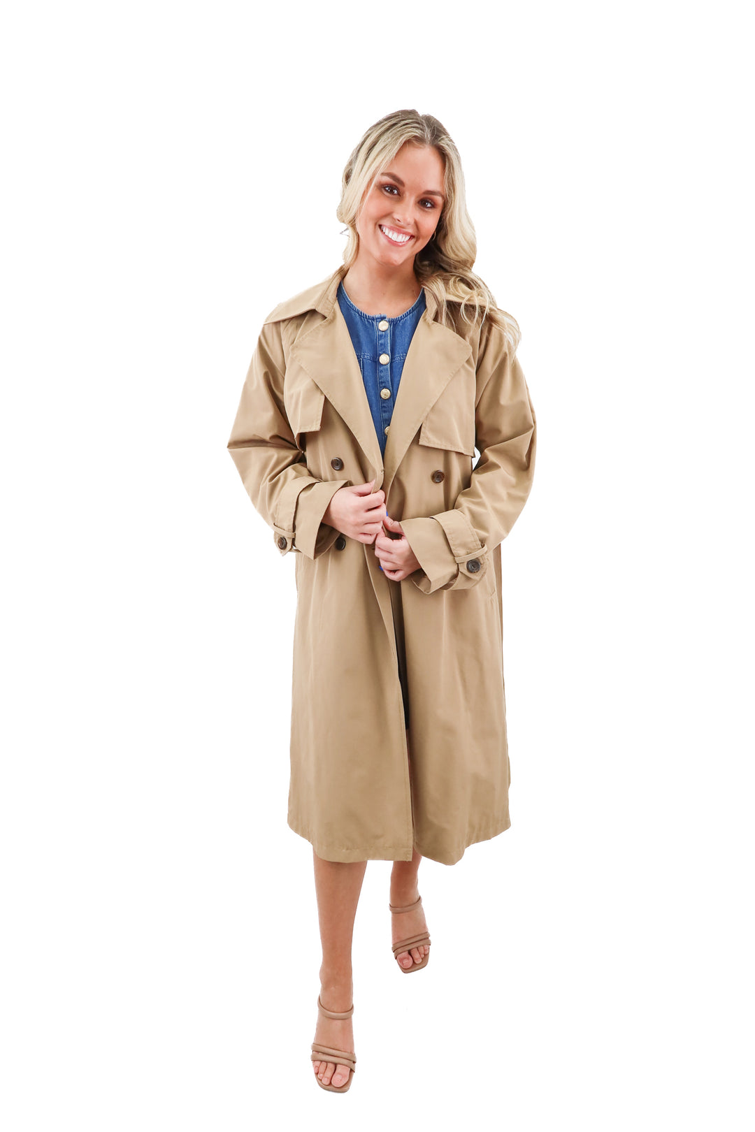 Abercrombie & Fitch trench coat (XS; retail $140)