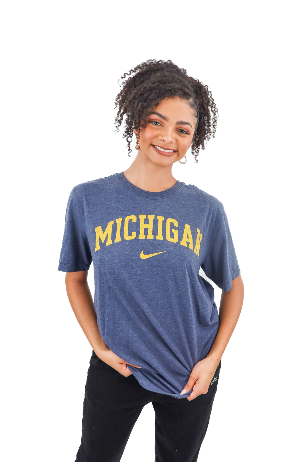 Nike blue Michigan tee (L)