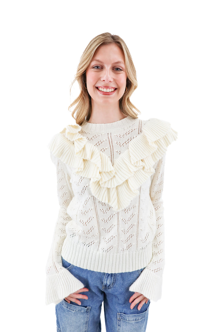 tularosa ivory sweater (m; retail $90)