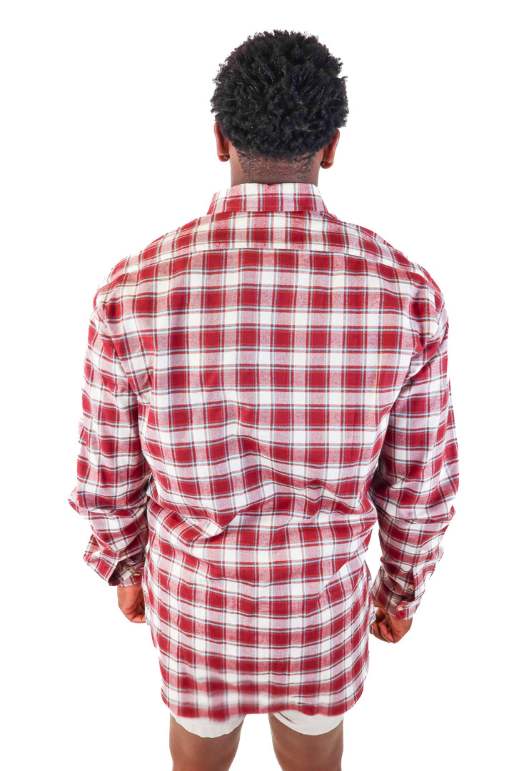 thomas mason maroon flannel (xxl*)