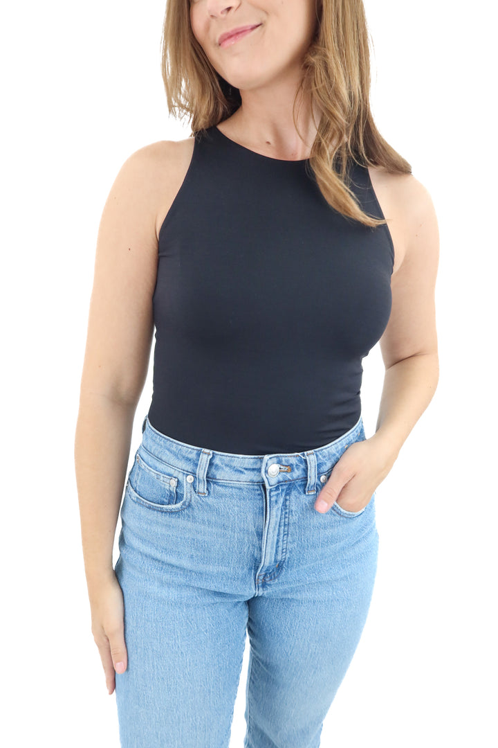 spanx black tank (s; retail $68)