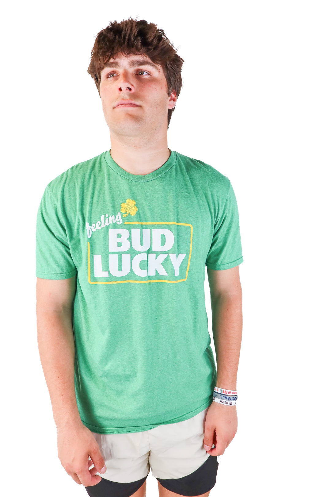 feeling bud lucky green tshirt (xl)