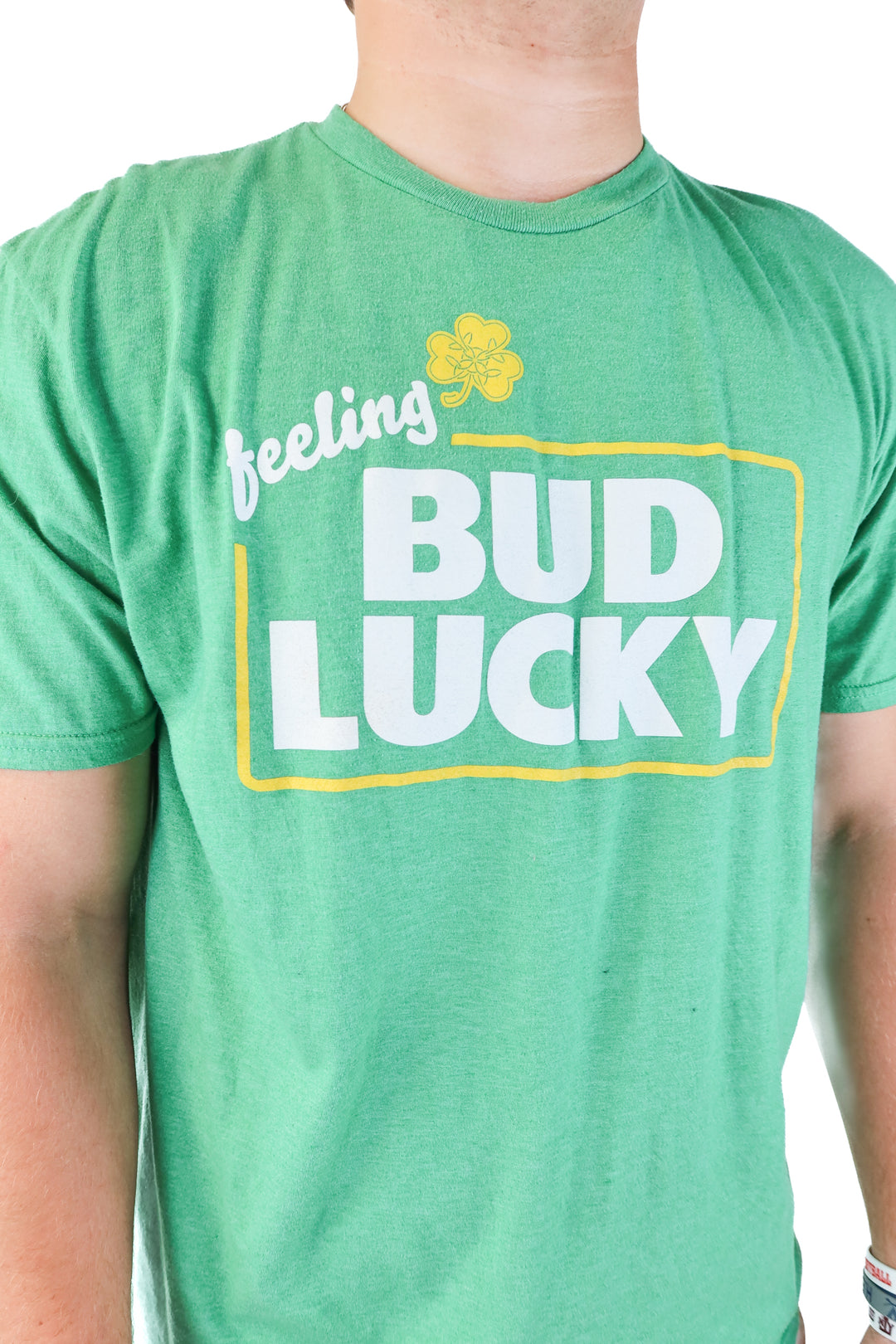 feeling bud lucky green tshirt (xl)
