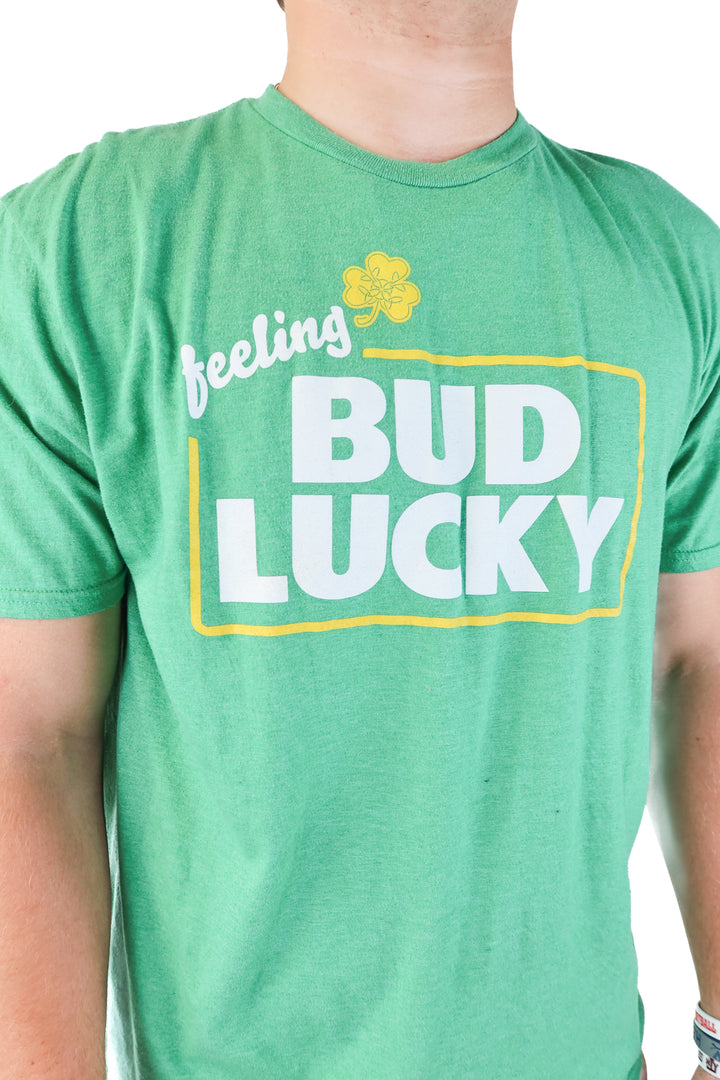 feeling bud lucky green tshirt (xl)