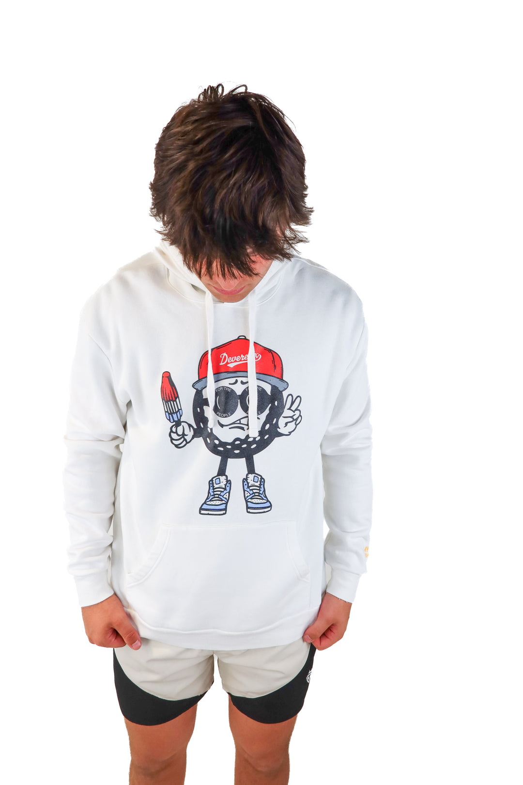 devereaux white hoodie (xxl)