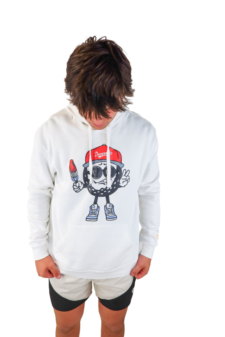 devereaux white hoodie (xxl)