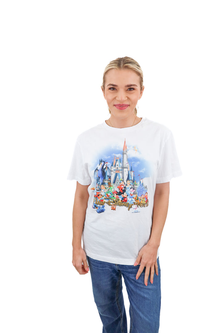 Walt Disney World white graphic tee (S)