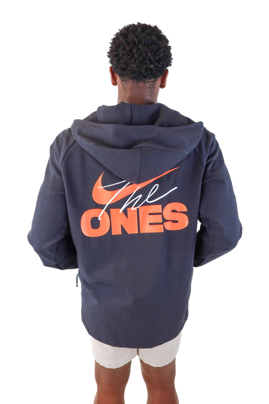 nike black zip up jacket (XL)