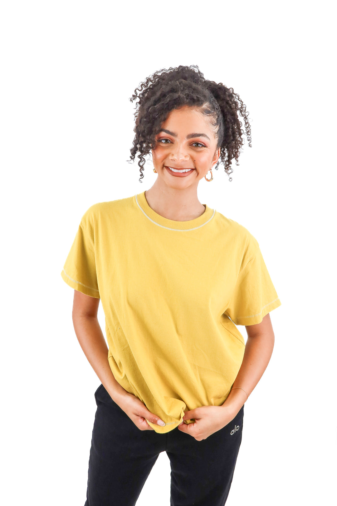 BDG mustard yellow shirt (L)