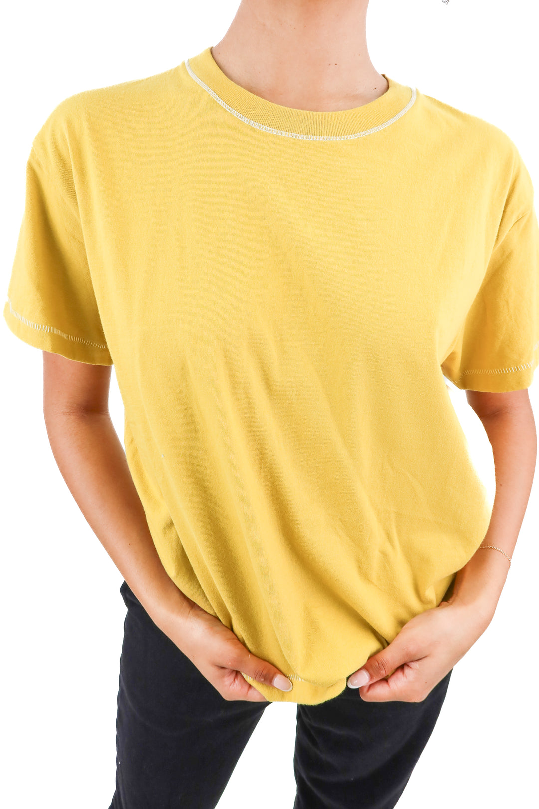 BDG mustard yellow shirt (L)