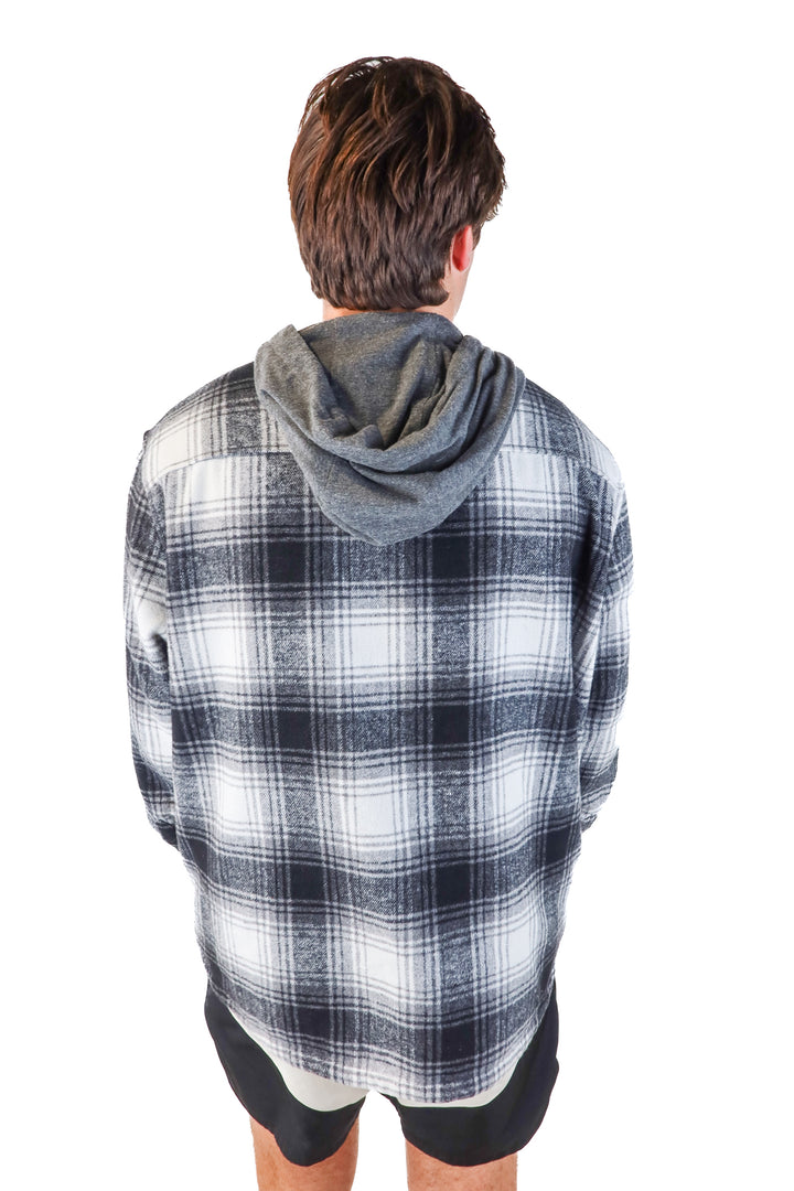 flag & anthem black/white flannel (xxl)