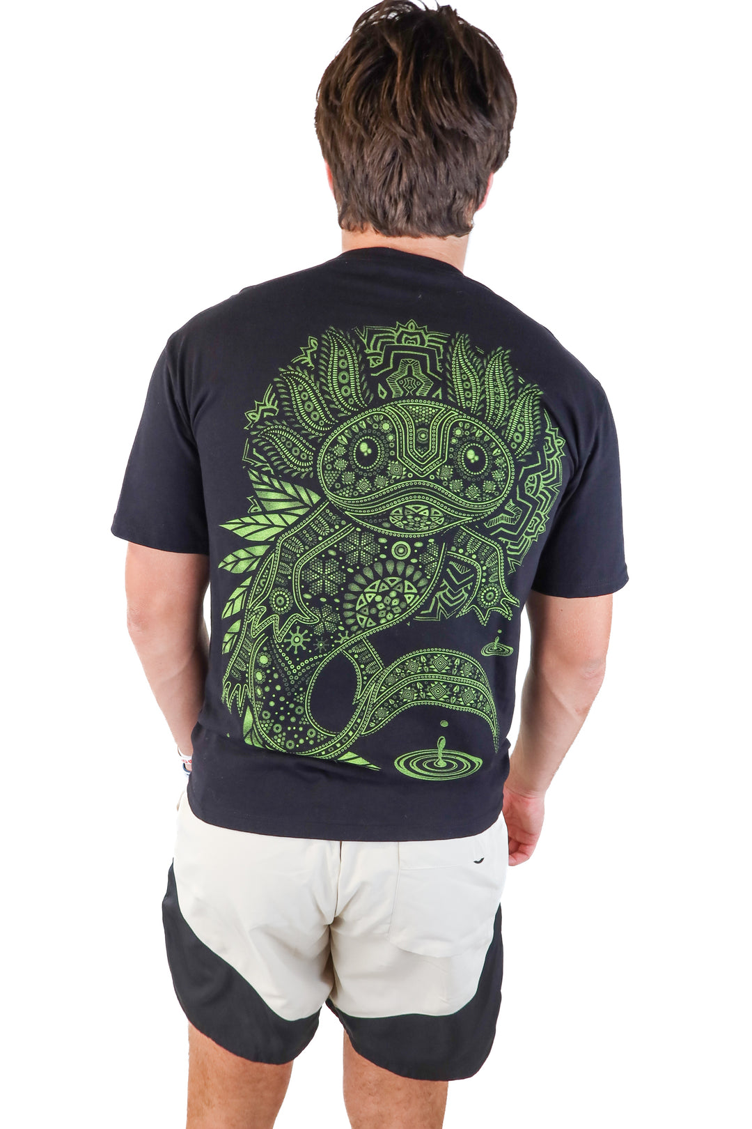 gecko colorful graphic tshirt (L)