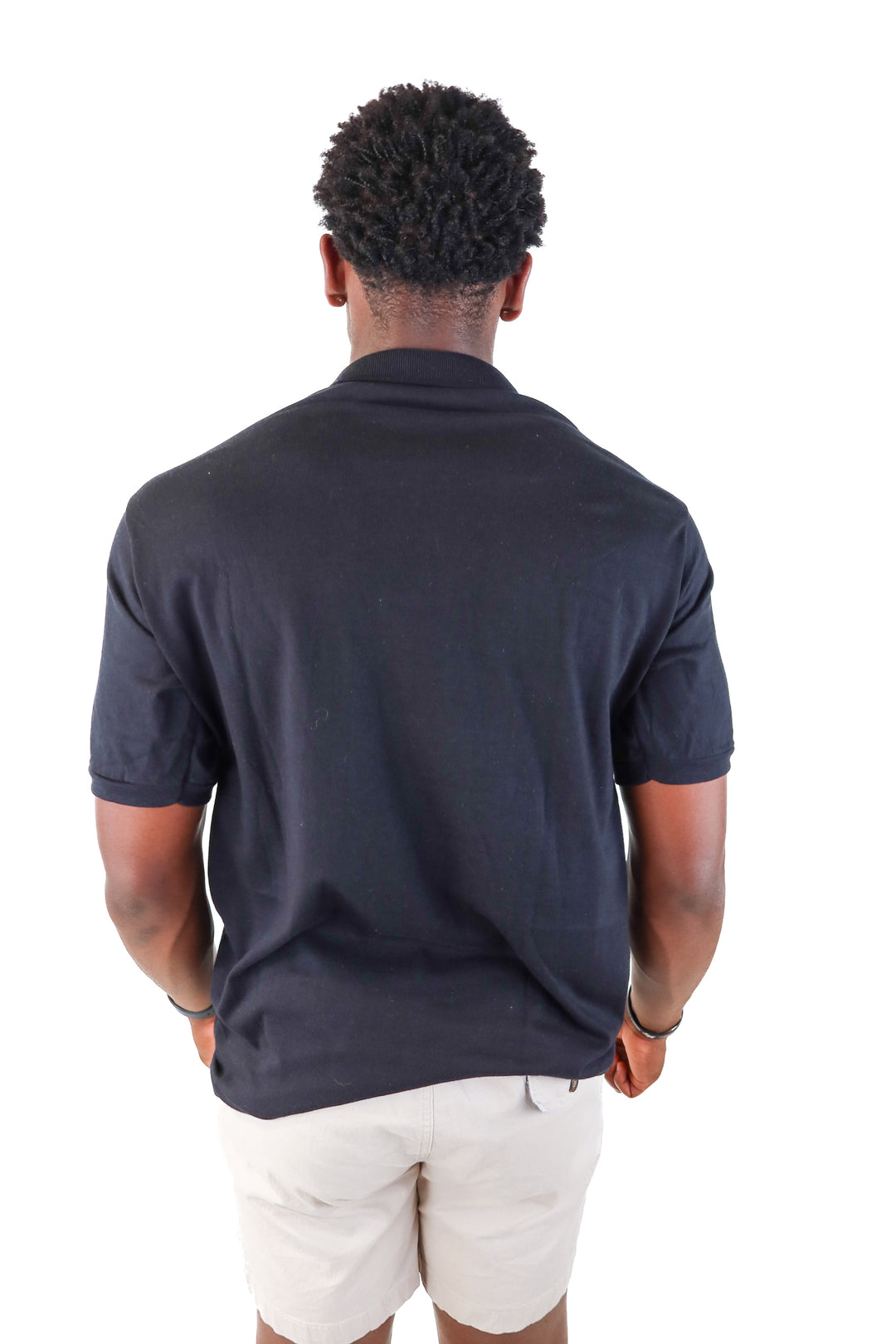 vintage venom/spiderman black polo (xl)