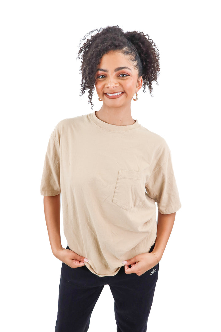 Lee tan shirt (L)