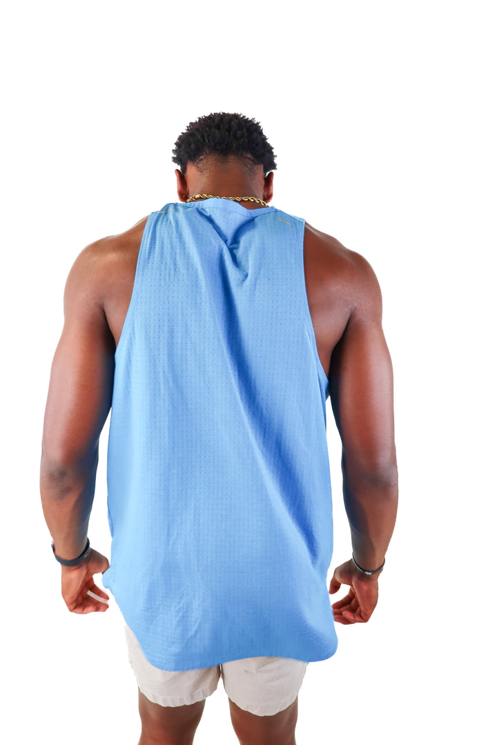 nike trail blue tank (xl)