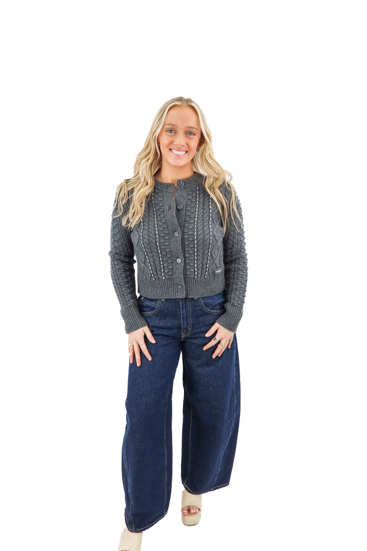 Madhappy gray cardigan (M)