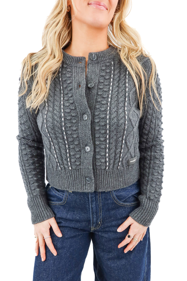 Madhappy gray cardigan (M)