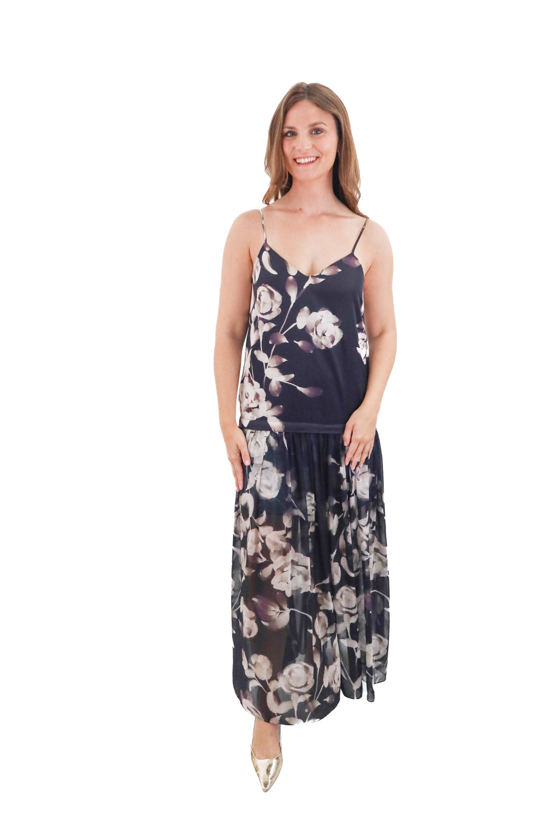 misa black satin dress (s; retail $460)