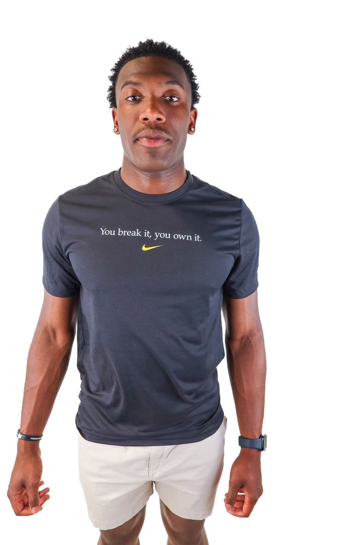 nike "you break it you own it" Caitlin Clark tshirt NWT (m)
