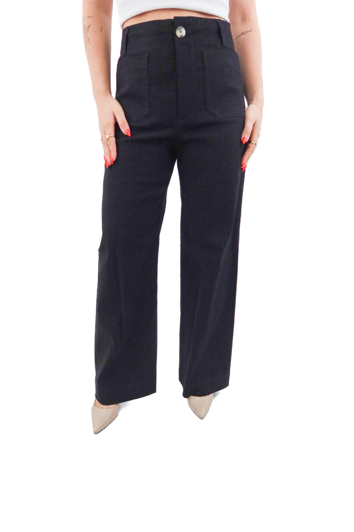 maeve black the colette full length pants nwt (29; retail $130)