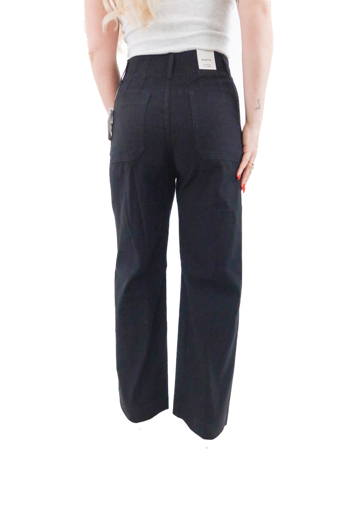 maeve black the colette full length pants nwt (29; retail $130)