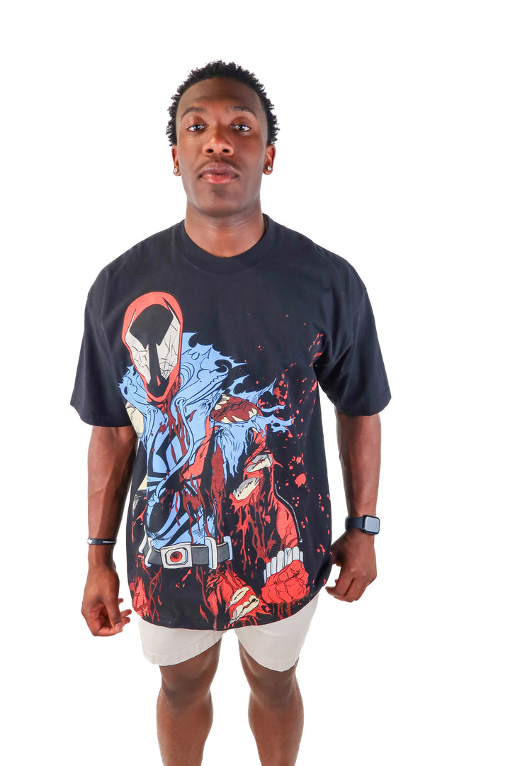 mask and disguise spiderman graphic tshirt (XL)
